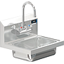 COMAL 14 x 10 x 5 HANDSINK WITH WALL  FAUCET