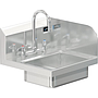 BRAZOS 14 x 10 x 5 HANDSINK WITH DECK FAUCET  END SPLASH RIGHT